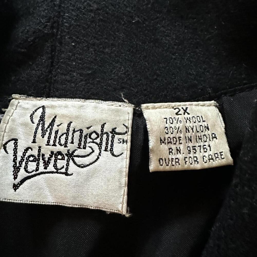 Vintage wool western boho patchwork embroidered j… - image 5